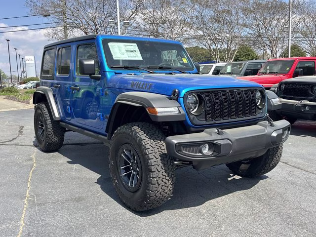 2026 Hydro Blue Pearl Coat Jeep Wrangler Willys 4X4 Convertible
