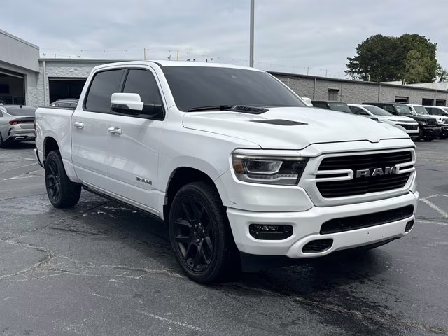 2023 Bright White Clearcoat Ram 1500 Laramie 4X4 Truck