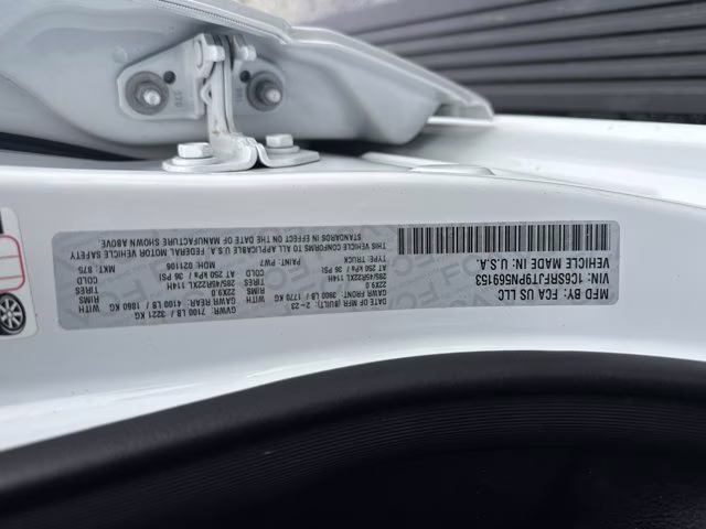 2023 Bright White Clearcoat Ram 1500 Laramie 4X4 Truck