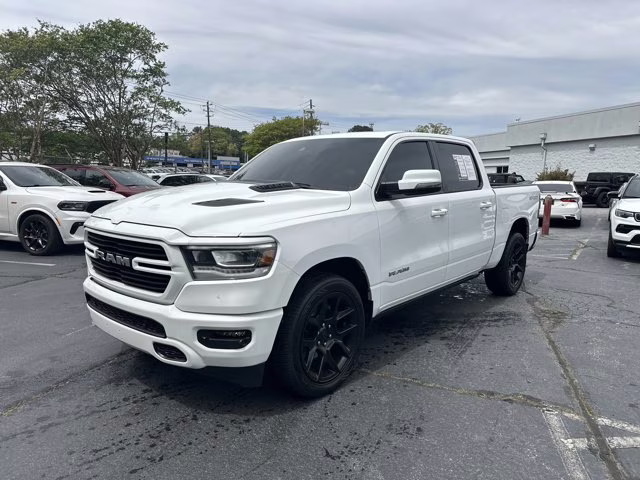 2023 Bright White Clearcoat Ram 1500 Laramie 4X4 Truck