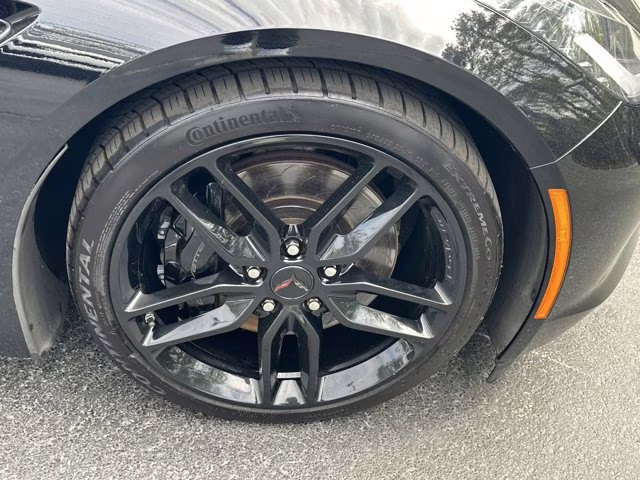 2017 Black Chevrolet Corvette Z51 1LT RWD Coupe