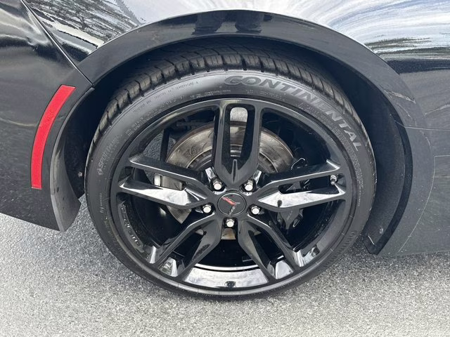 2017 Black Chevrolet Corvette Z51 1LT RWD Coupe