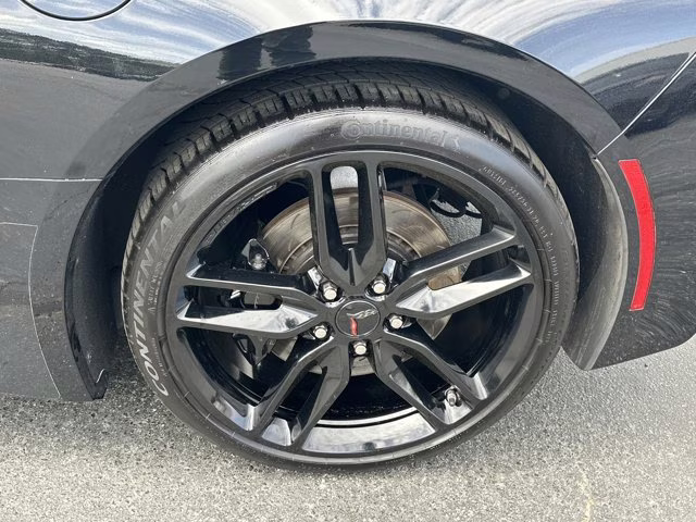 2017 Black Chevrolet Corvette Z51 1LT RWD Coupe