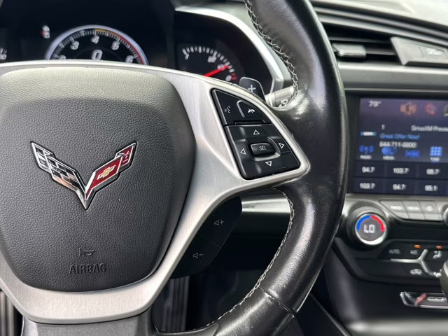 2017 Black Chevrolet Corvette Z51 1LT RWD Coupe