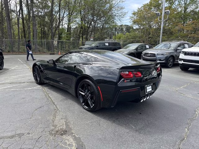 2017 Black Chevrolet Corvette Z51 1LT RWD Coupe