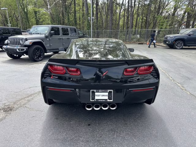 2017 Black Chevrolet Corvette Z51 1LT RWD Coupe
