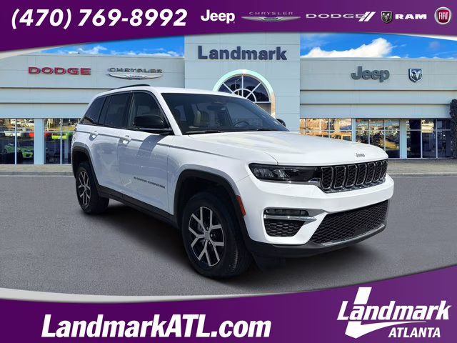 2025 Bright White Clearcoat Jeep Grand Cherokee Limited 4X4 SUV