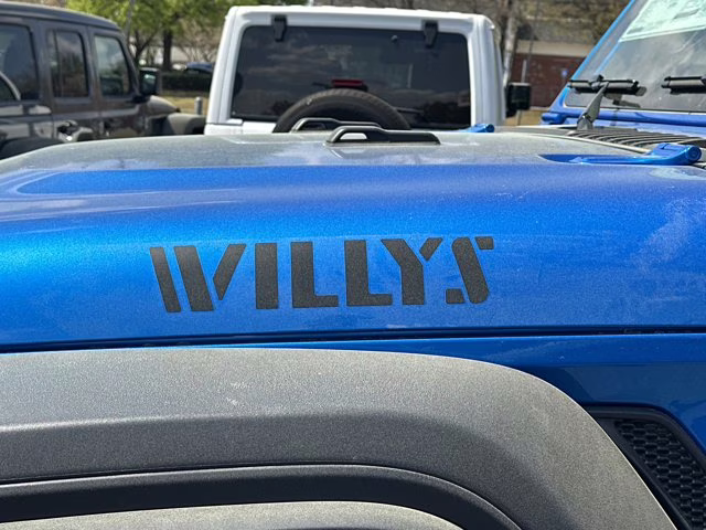 2026 Hydro Blue Pearl Coat Jeep Wrangler Willys 4X4 Convertible