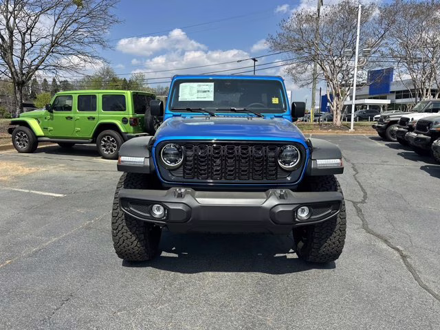 2026 Hydro Blue Pearl Coat Jeep Wrangler Willys 4X4 Convertible
