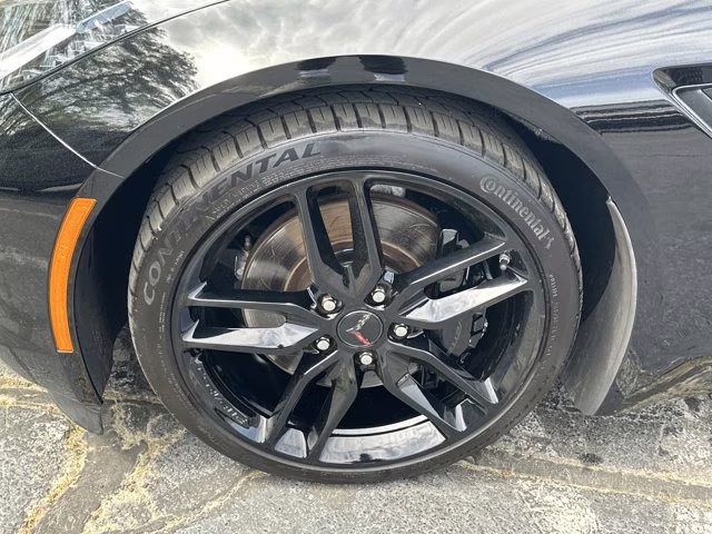 2017 Black Chevrolet Corvette Z51 1LT RWD Coupe