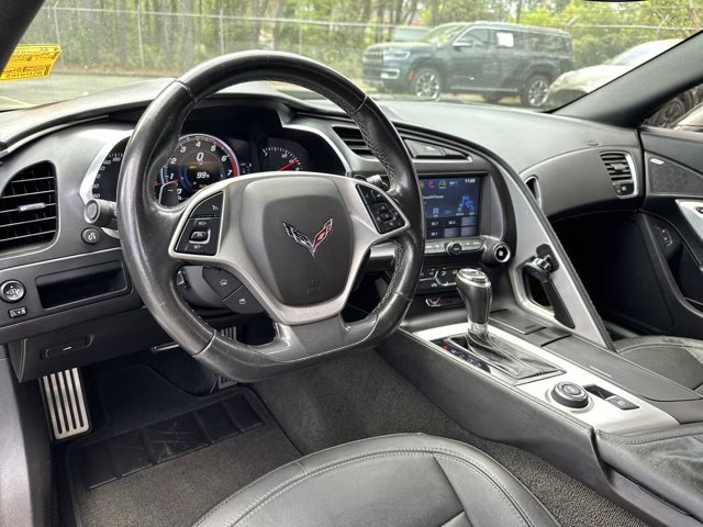 2017 Black Chevrolet Corvette Z51 1LT RWD Coupe