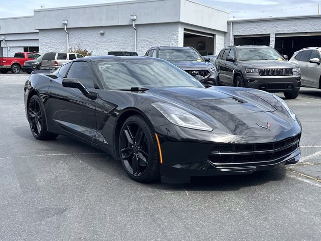 2017 Black Chevrolet Corvette Z51 1LT RWD Coupe