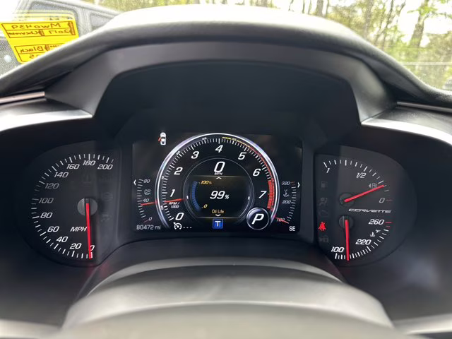 2017 Black Chevrolet Corvette Z51 1LT RWD Coupe