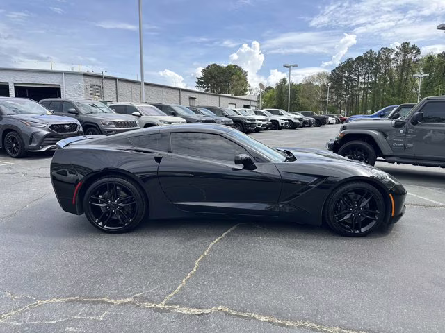 2017 Black Chevrolet Corvette Z51 1LT RWD Coupe