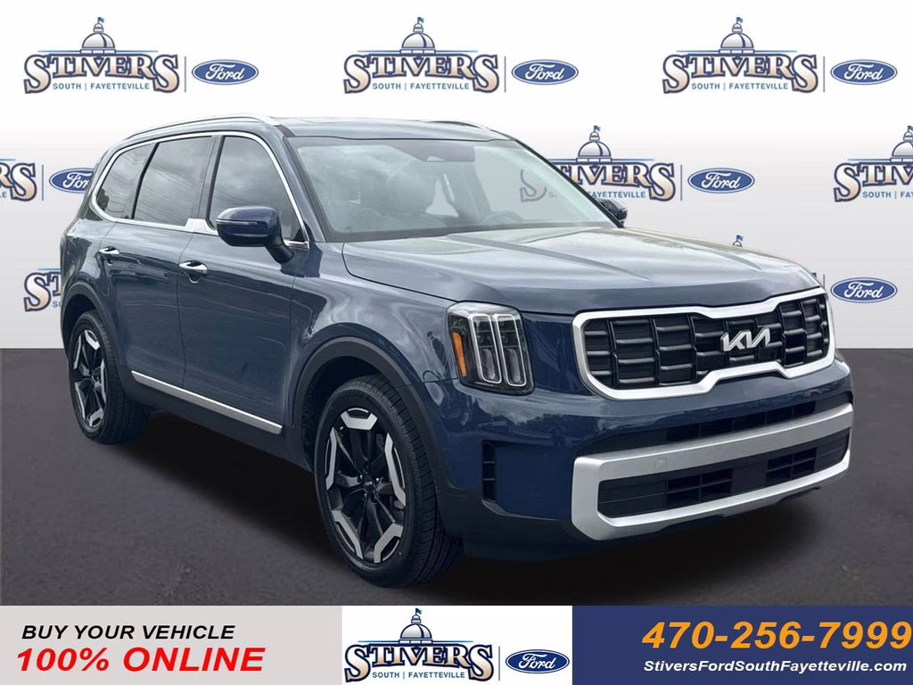 2025 Midnight Lake Blue Kia Telluride S FWD SUV