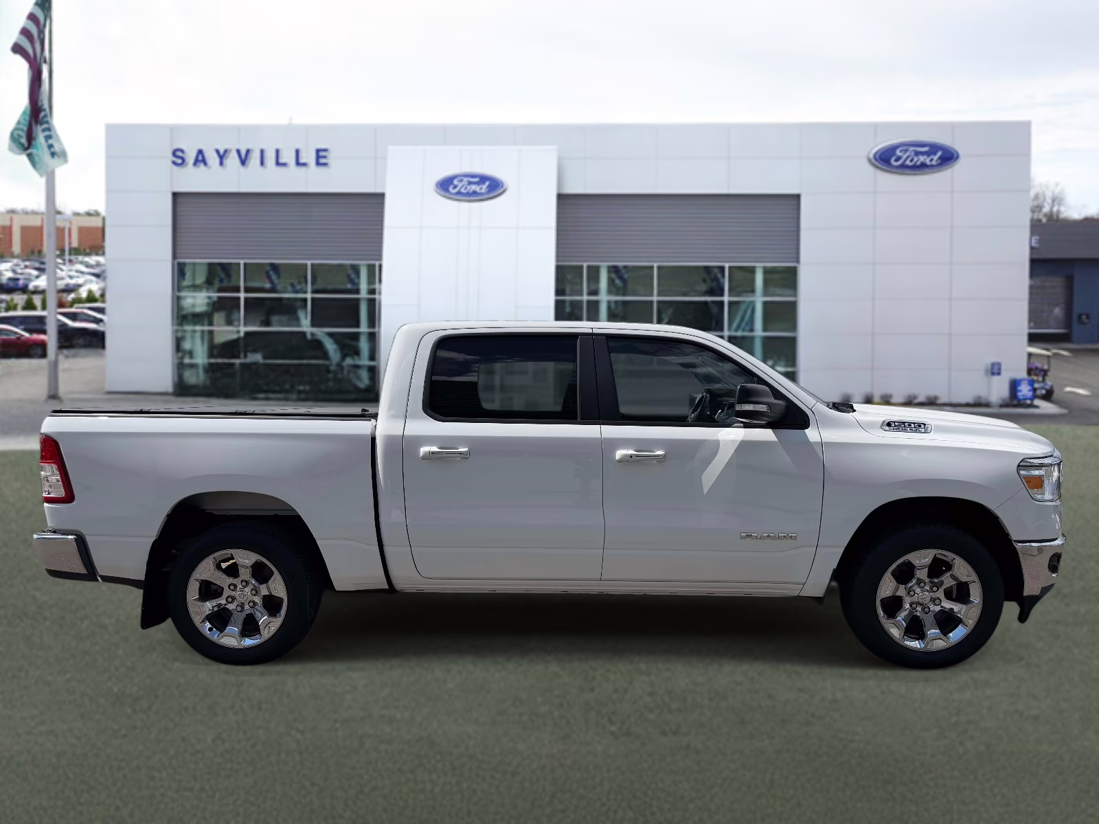 2020 White Ram 1500 Big Horn 4x4 Crew Cab 5'7 Box 4X4 Truck