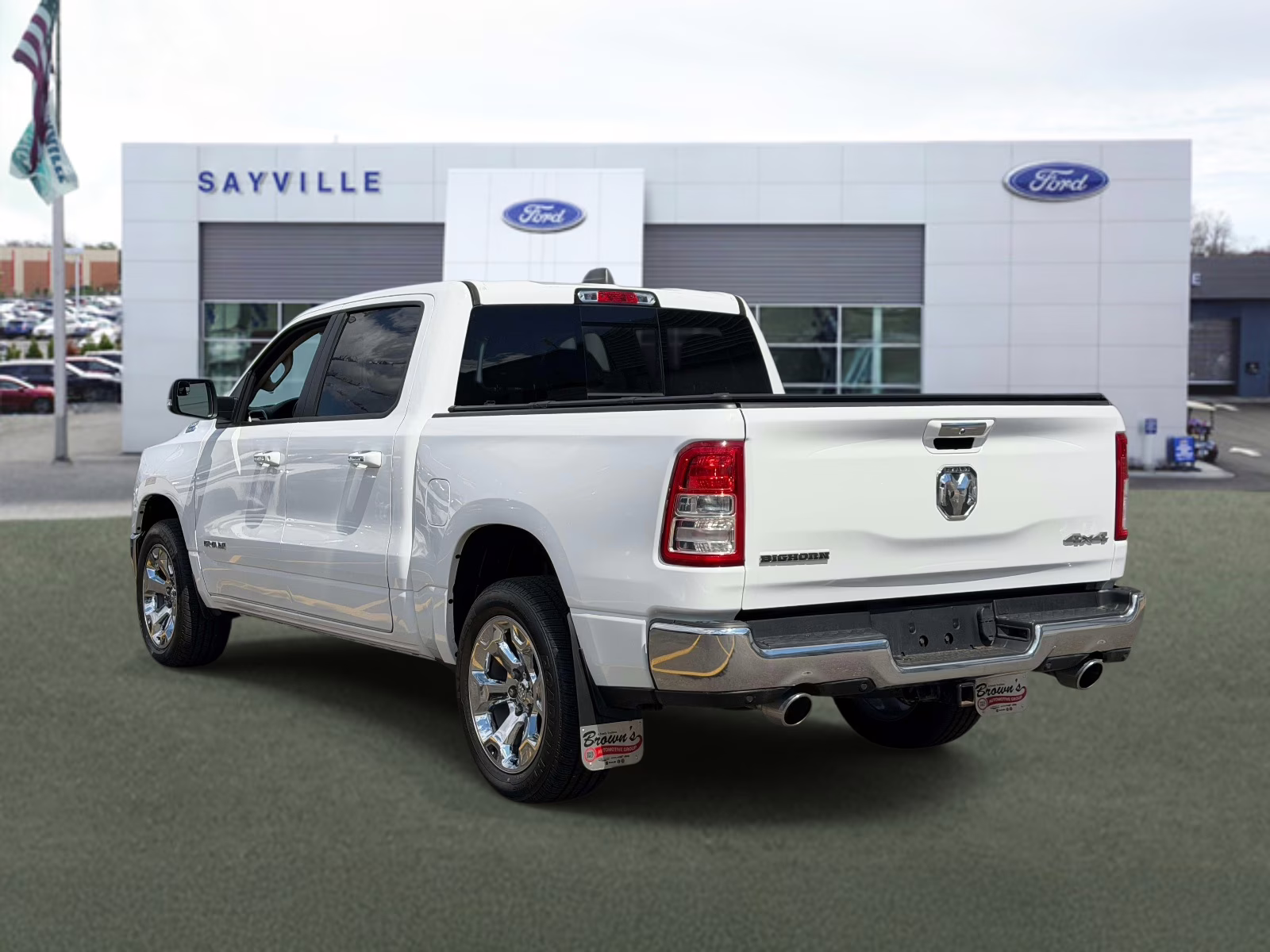 2020 White Ram 1500 Big Horn 4x4 Crew Cab 5'7 Box 4X4 Truck