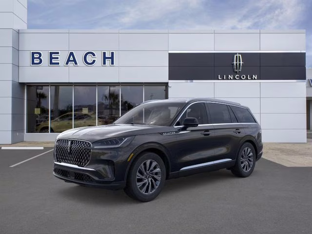 2026 Infinite Black Metallic Clearcoat Lincoln Aviator Premiere RWD SUV