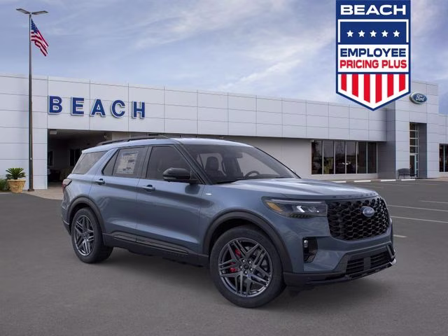 2026 Vapor Blue Metallic Ford Explorer ST-Line RWD SUV