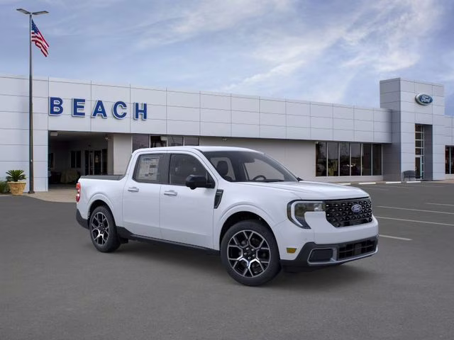 2026 Space White Metallic Ford Maverick Lariat AWD Truck