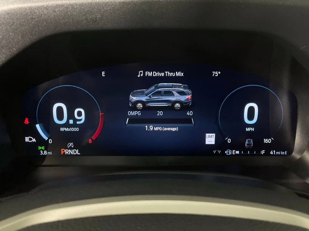 2026 Blue Ford Explorer Active RWD SUV