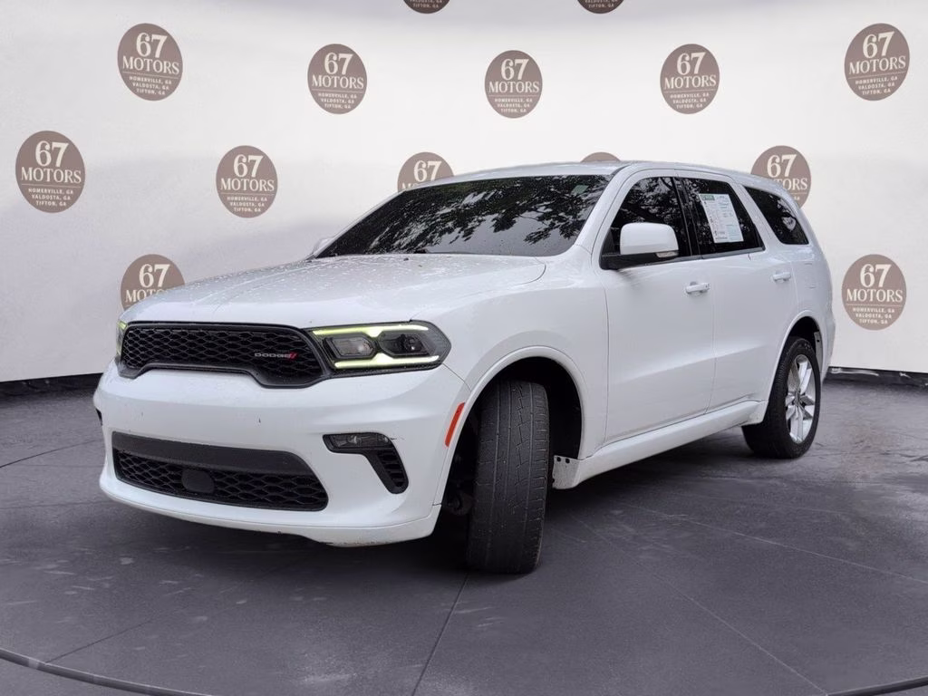 2022 White Knuckle Clearcoat Dodge Durango GT Plus AWD SUV