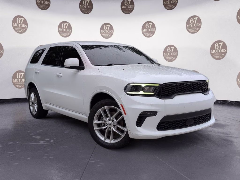 2022 White Knuckle Clearcoat Dodge Durango GT Plus AWD SUV