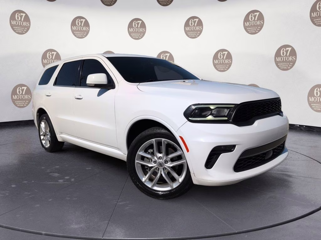 2022 White Knuckle Clearcoat Dodge Durango GT Plus AWD SUV