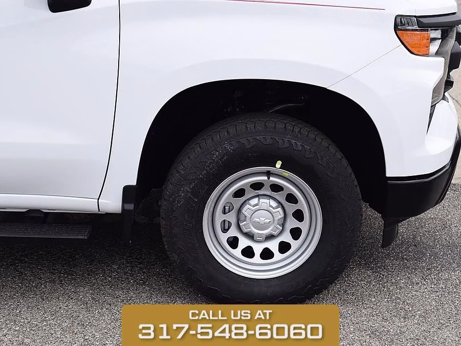 2026 Summit White Chevrolet Silverado 1500 WT 4X4 Truck