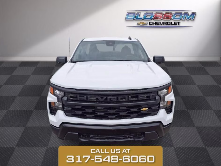 2026 Summit White Chevrolet Silverado 1500 WT 4X4 Truck