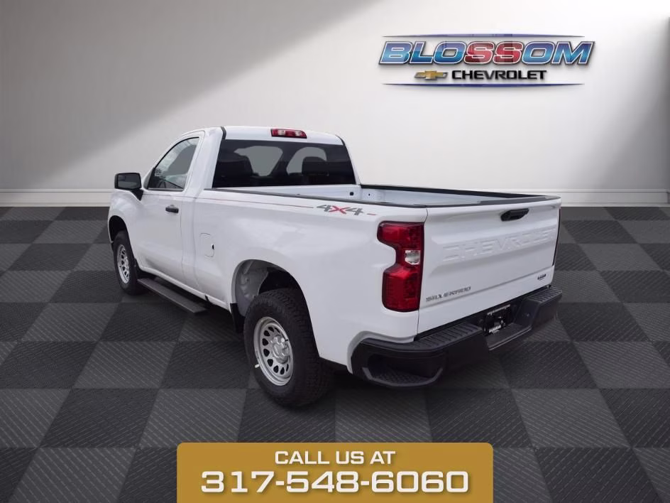 2026 Summit White Chevrolet Silverado 1500 WT 4X4 Truck