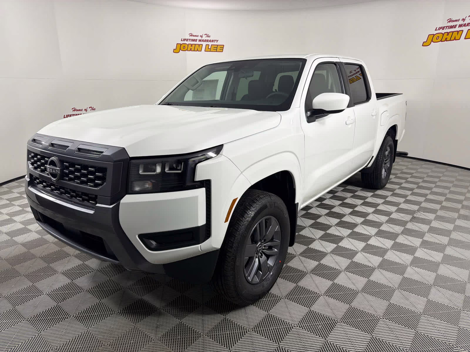 2026 Glacier White Nissan Frontier SV 4X4 Truck