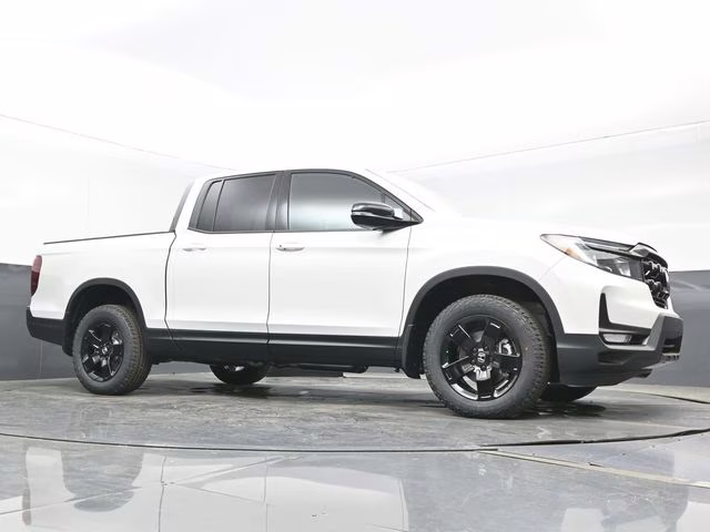 2026 Platinum White Pearl Honda Ridgeline Black Edition AWD Truck