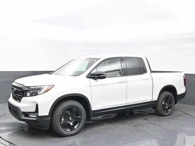 2026 Platinum White Pearl Honda Ridgeline Black Edition AWD Truck