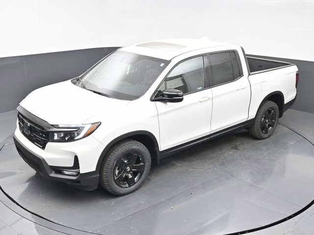 2026 Platinum White Pearl Honda Ridgeline Black Edition AWD Truck
