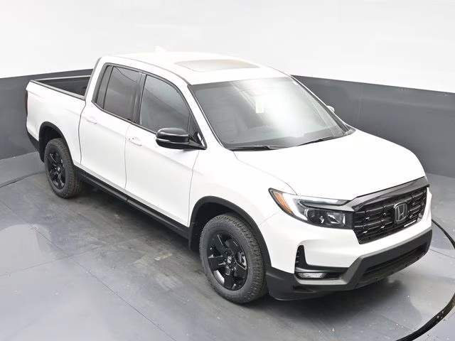 2026 Platinum White Pearl Honda Ridgeline Black Edition AWD Truck