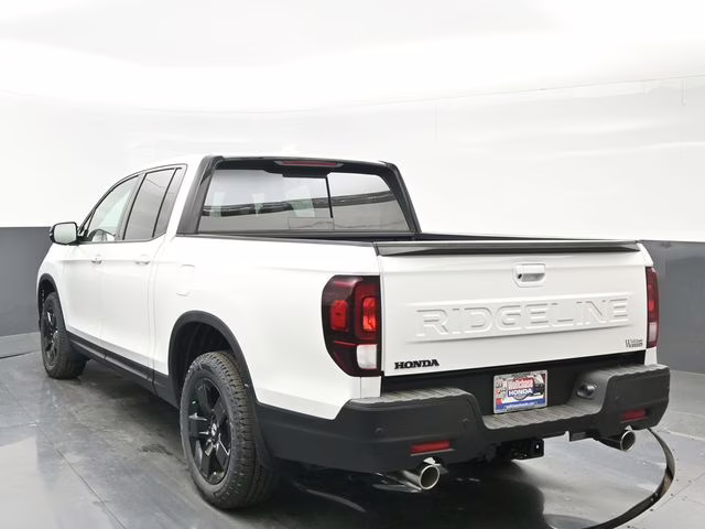 2026 Platinum White Pearl Honda Ridgeline Black Edition AWD Truck