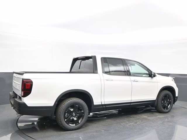 2026 Platinum White Pearl Honda Ridgeline Black Edition AWD Truck