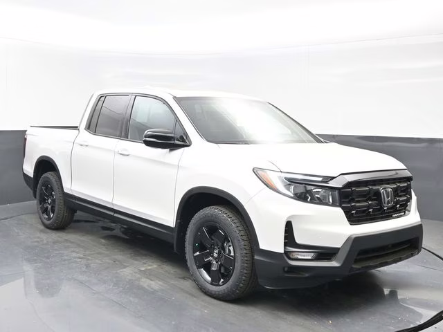 2026 Platinum White Pearl Honda Ridgeline Black Edition AWD Truck