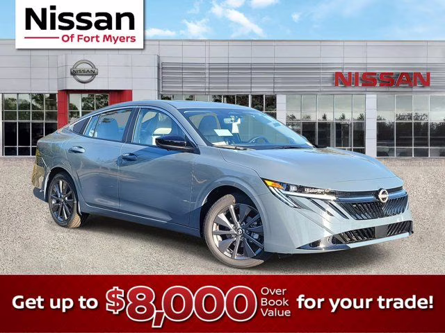 2026 Atlantic Gray Metallic Nissan Sentra SL FWD Sedan