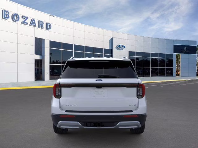 2026 Space White Metallic Ford Explorer Platinum 4X4 SUV