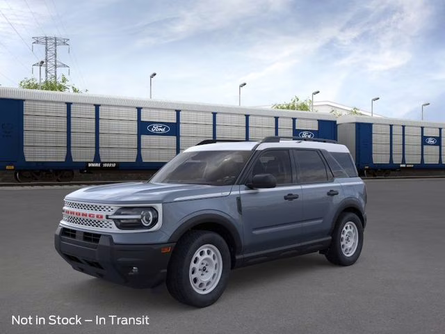 2026 Azure Gray Metallic Tri-Coat Ford Bronco Sport Heritage 4X4 SUV