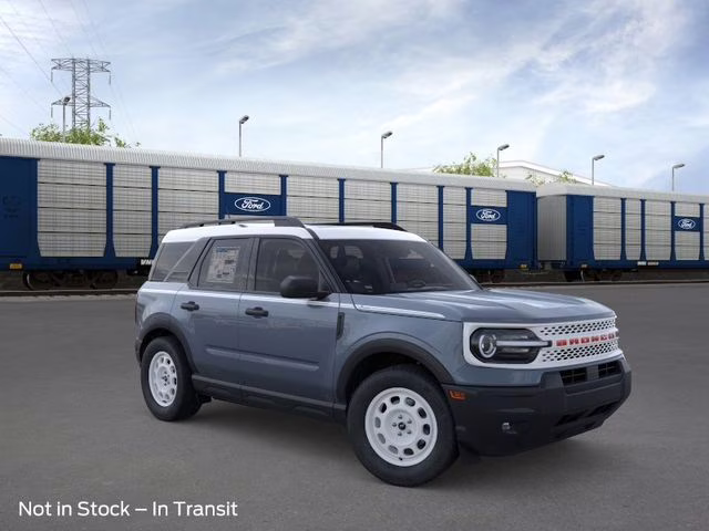 2026 Azure Gray Metallic Tri-Coat Ford Bronco Sport Heritage 4X4 SUV