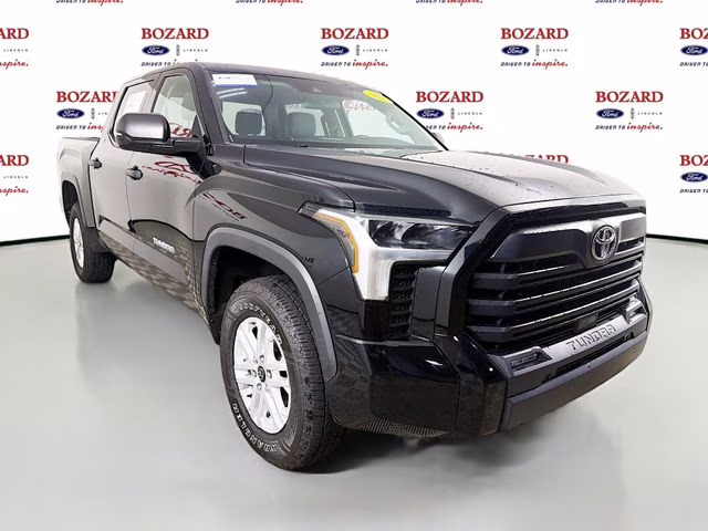 2023 Midnight Black Metallic Toyota Tundra SR5 4X4 Truck
