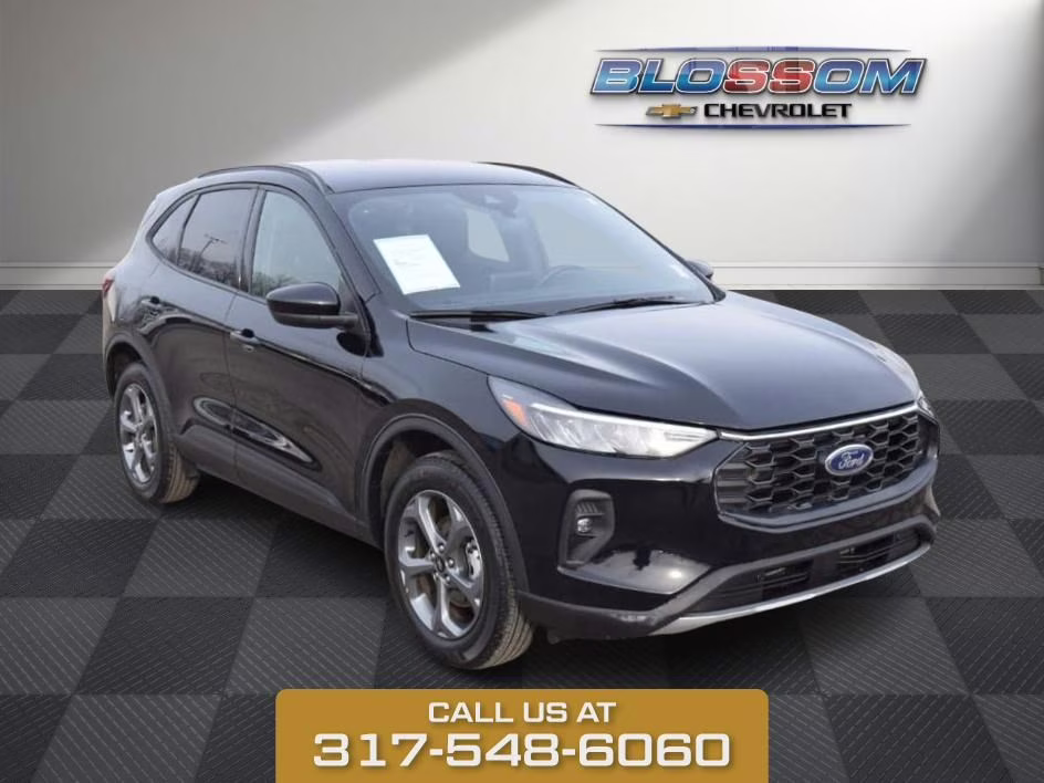 2025 Black Metallic Ford Escape ST-Line Select AWD SUV