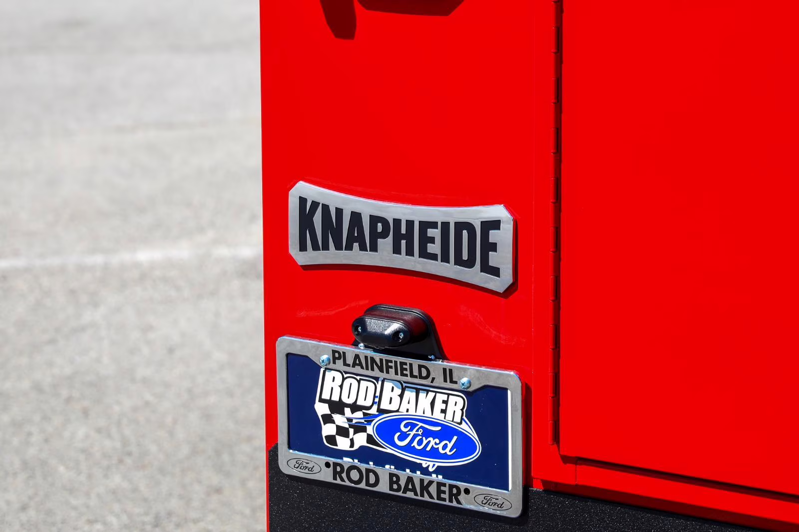 2026 Race Red Ford E-Series Cutaway Base RWD Chassis