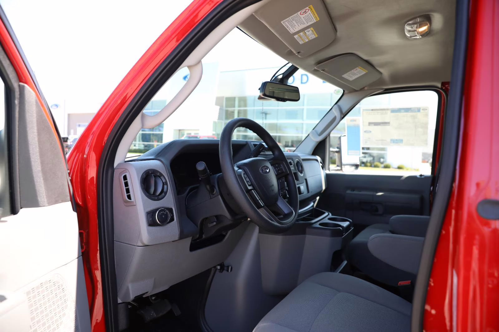 2026 Race Red Ford E-Series Cutaway Base RWD Chassis