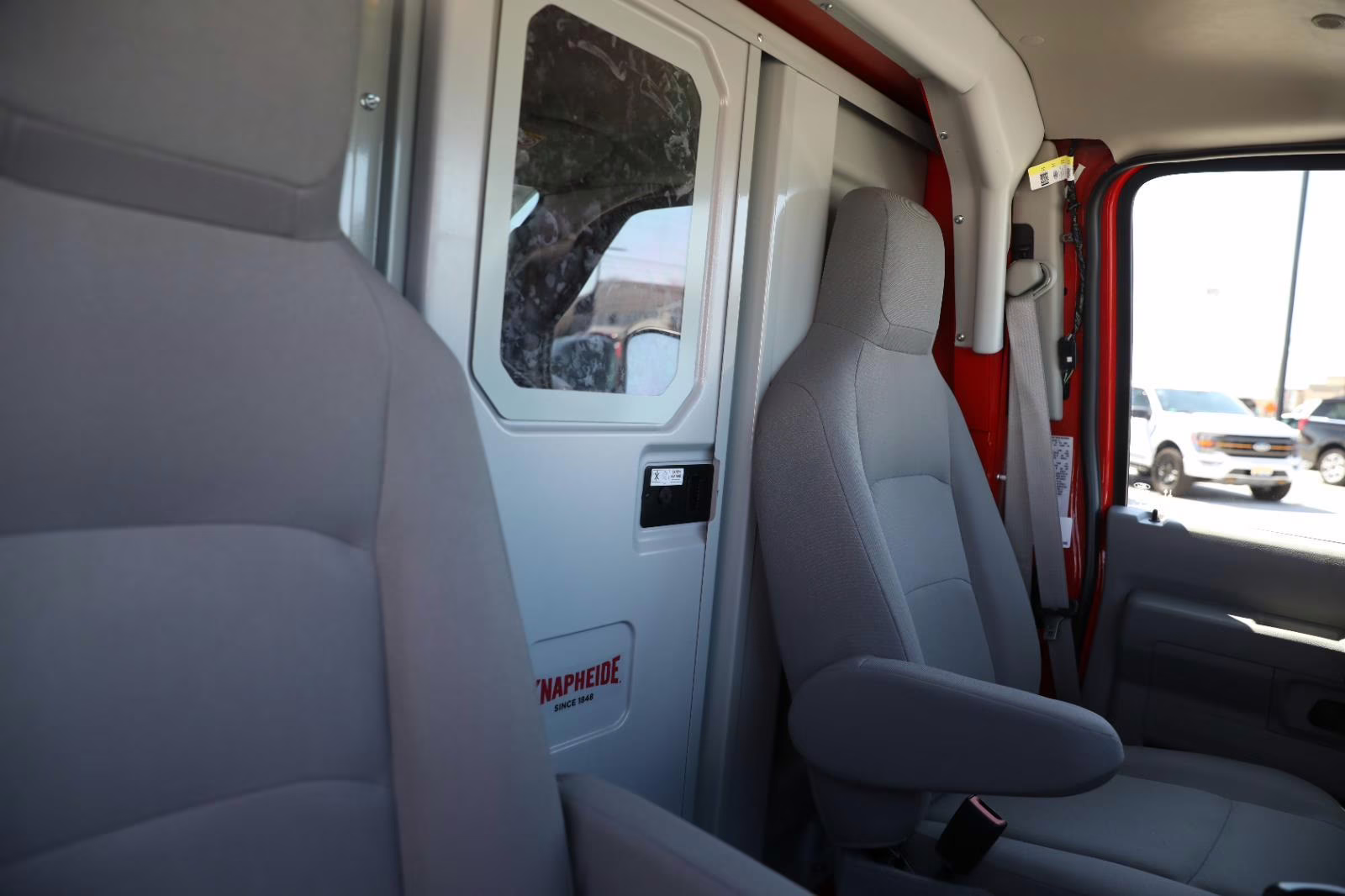 2026 Race Red Ford E-Series Cutaway Base RWD Chassis