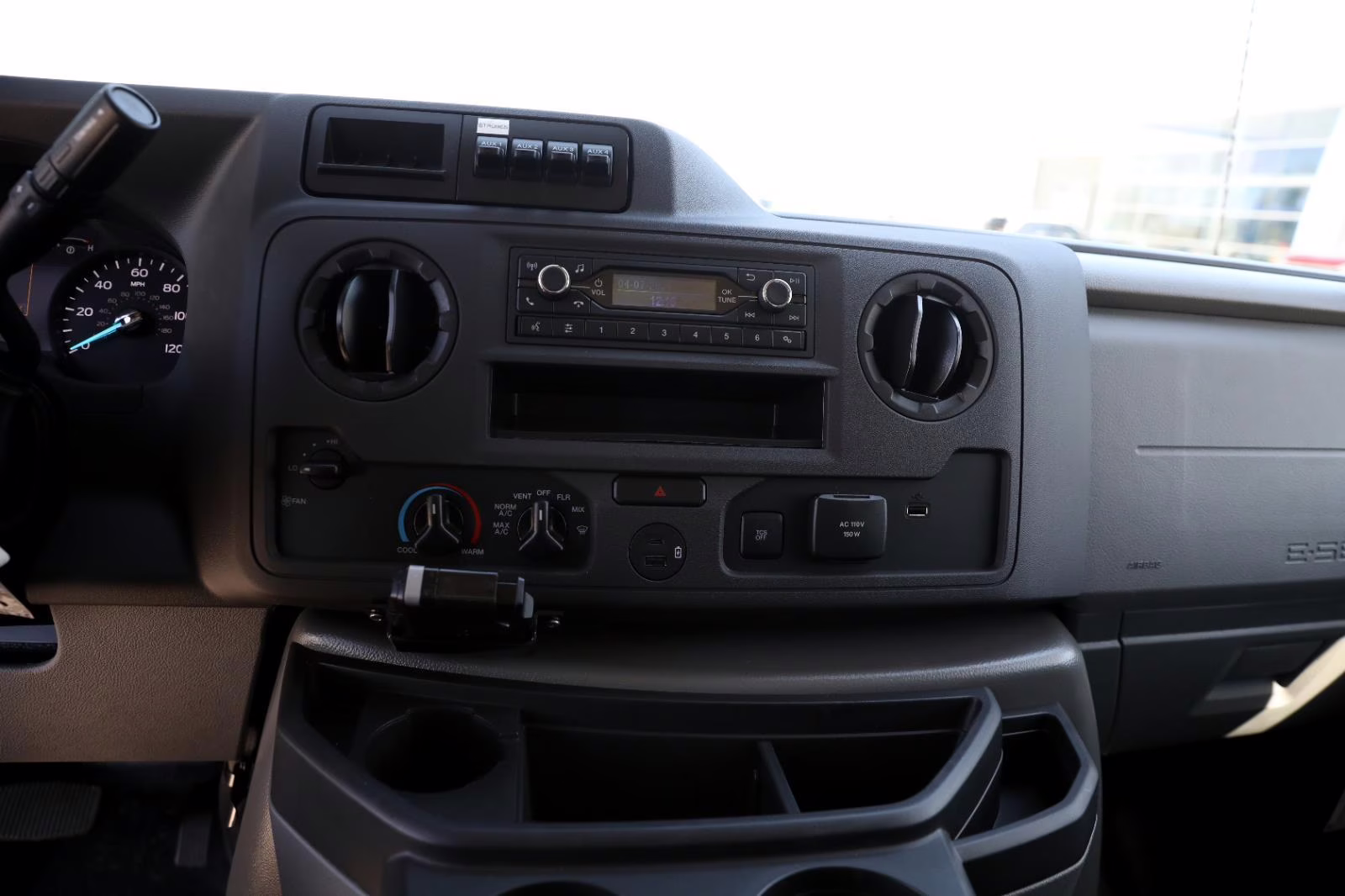 2026 Race Red Ford E-Series Cutaway Base RWD Chassis