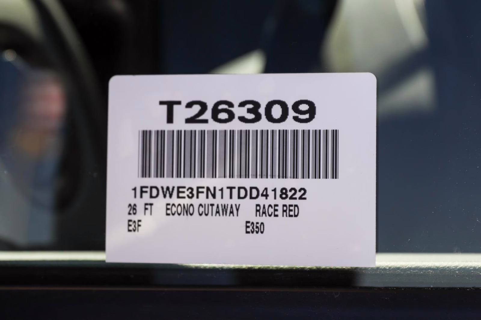 2026 Race Red Ford E-Series Cutaway Base RWD Chassis